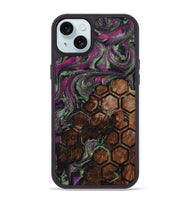 iPhone 15 Plus Wood Phone Case - Janene (Pattern, 812006)