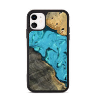 iPhone 11 Wood Phone Case - Corbin (Blue, 812012)