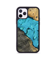 iPhone 11 Pro Wood Phone Case - Corbin (Blue, 812012)