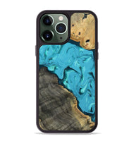 iPhone 13 Pro Max Wood Phone Case - Corbin (Blue, 812012)