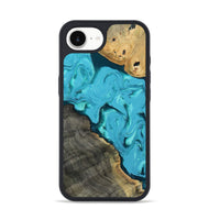 iPhone 16e Wood Phone Case - Corbin (Blue, 812012)