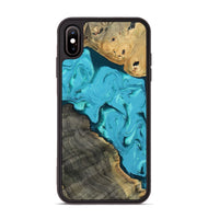 iPhone Xs Max Wood Phone Case - Corbin (Blue, 812012)