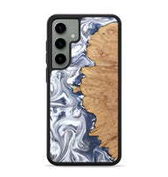 Galaxy S24 Plus Wood Phone Case - Hilton (Black & White, 812015)