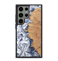 Galaxy S24 Ultra Wood Phone Case - Hilton (Black & White, 812015)