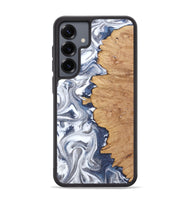 Galaxy S25 Plus Wood Phone Case - Hilton (Black & White, 812015)