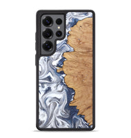 Galaxy S25 Ultra Wood Phone Case - Hilton (Black & White, 812015)