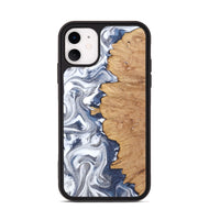 iPhone 11 Wood Phone Case - Hilton (Black & White, 812015)