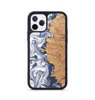 iPhone 11 Pro Wood Phone Case - Hilton (Black & White, 812015)