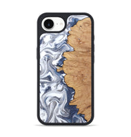 iPhone 16e Wood Phone Case - Hilton (Black & White, 812015)