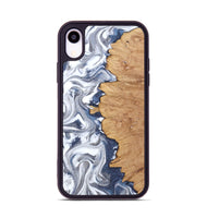 iPhone Xr Wood Phone Case - Hilton (Black & White, 812015)