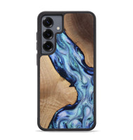 Galaxy S25 Plus Wood Phone Case - Lillian (Blue, 812017)