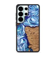 Galaxy S26 Ultra Wood Phone Case - Shayla (Blue, 812018)