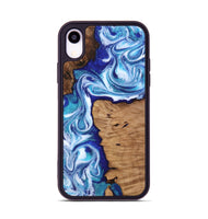 iPhone Xr Wood Phone Case - Shayla (Blue, 812018)