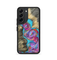 Galaxy S22 Wood Phone Case - Yusuf (Blue, 812019)