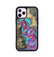 iPhone 11 Pro Wood Phone Case - Yusuf (Blue, 812019)