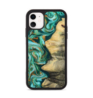 iPhone 11 Wood Phone Case - Ainara (Green, 812076)