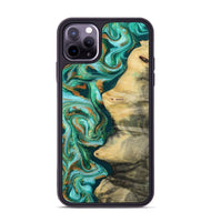 iPhone 11 Pro Max Wood Phone Case - Ainara (Green, 812076)