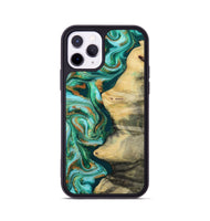 iPhone 11 Pro Wood Phone Case - Ainara (Green, 812076)