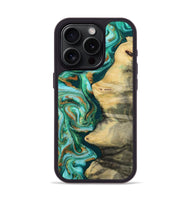 iPhone 15 Pro Wood Phone Case - Ainara (Green, 812076)