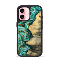 iPhone 16 Wood Phone Case - Ainara (Green, 812076)