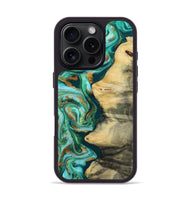 iPhone 16 Pro Wood Phone Case - Ainara (Green, 812076)