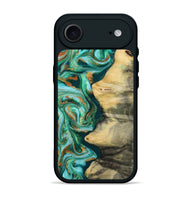 iPhone 17 Air Wood Phone Case - Ainara (Green, 812076)