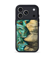 iPhone 17 Pro Wood Phone Case - Ainara (Green, 812076)