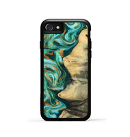 iPhone SE Wood Phone Case - Ainara (Green, 812076)