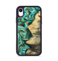 iPhone Xr Wood Phone Case - Ainara (Green, 812076)