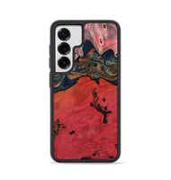 Galaxy S25 Wood Phone Case - Clark (Red, 812096)