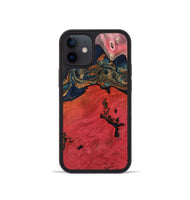 iPhone 12 mini Wood Phone Case - Clark (Red, 812096)