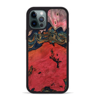 iPhone 12 Pro Max Wood Phone Case - Clark (Red, 812096)