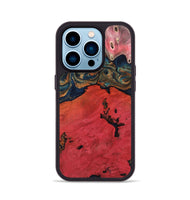 iPhone 14 Pro Wood Phone Case - Clark (Red, 812096)