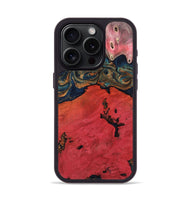 iPhone 15 Pro Wood Phone Case - Clark (Red, 812096)
