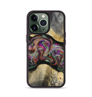 iPhone 13 Pro Wood Phone Case - Tamiko (Green, 812105)