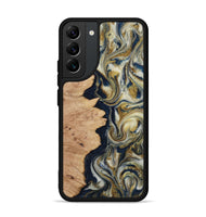 Galaxy S22 Plus Wood Phone Case - Cloe (Teal & Gold, 812108)