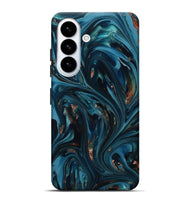 Galaxy S26 Plus ResinArt Live Edge Phone Case - Shelbi (Teal & Gold, 812201)