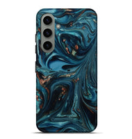 Galaxy S24 Plus ResinArt Live Edge Phone Case - Talan (Teal & Gold, 812212)
