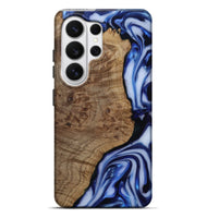 Galaxy S26 Ultra Wood Live Edge Phone Case - Pete (Blue, 812239)