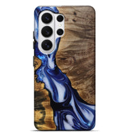 Galaxy S26 Ultra Wood Live Edge Phone Case - Sherry (Blue, 812240)