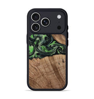 iPhone 17 Pro Wood Phone Case - Kaeli (Green, 812328)