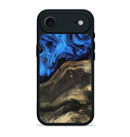 iPhone 17 Air Wood Phone Case - Brandi (Blue, 812362)