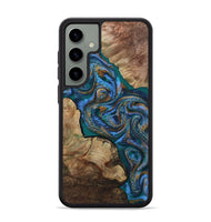 Galaxy S24 Plus Wood Phone Case - Adelard (Teal & Gold, 812450)