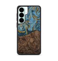 Galaxy S26 Plus Wood Phone Case - Veda (Teal & Gold, 812452)