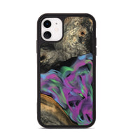 iPhone 11 Wood Phone Case - Kanye (Purple, 812518)