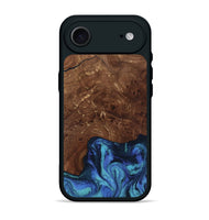 iPhone 17 Air Wood Phone Case - Wrenlee (Blue, 812521)