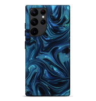 Galaxy S22 Ultra ResinArt Live Edge Phone Case - Sunny (Blue, 812531)