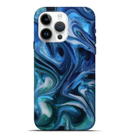 iPhone 15 Pro Max ResinArt Live Edge Phone Case - Van (Blue, 812556)