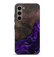 Galaxy S23 Plus Wood Live Edge Phone Case - Ian (Purple, 812560)
