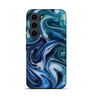 Galaxy S23 ResinArt Live Edge Phone Case - Tiara (Blue, 812564)